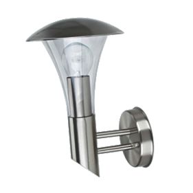 Cone Wall Light Stainless Steel Effect