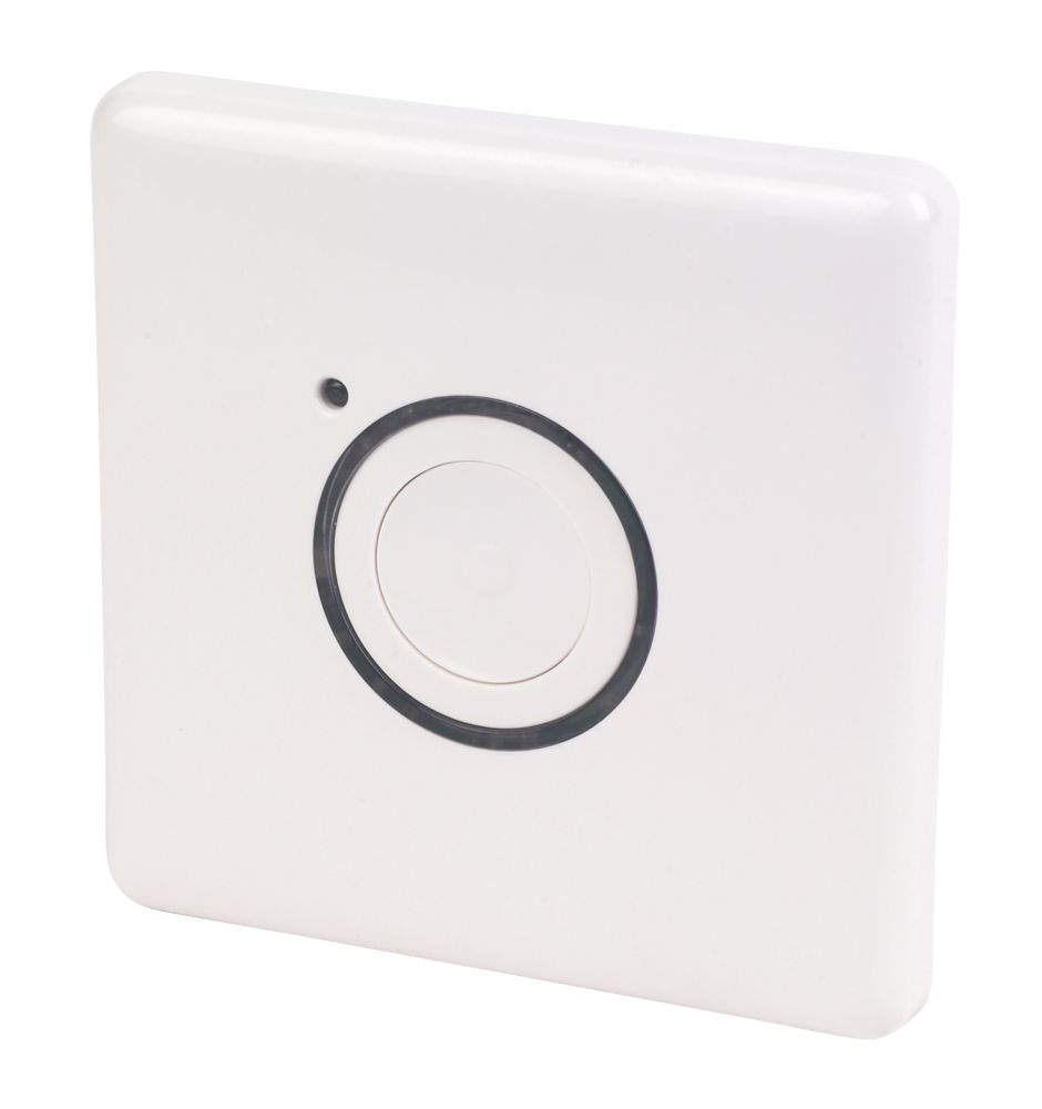 2 Wire Master Push Button White