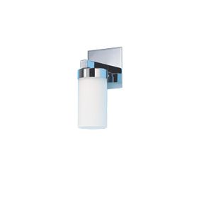 Philips Ice White & Chrome Single Bathroom Wall Light 40W