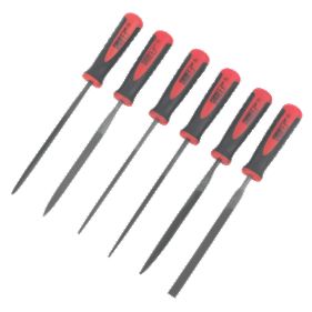 Forge Steel 150mm Needle File Set 6Pcs