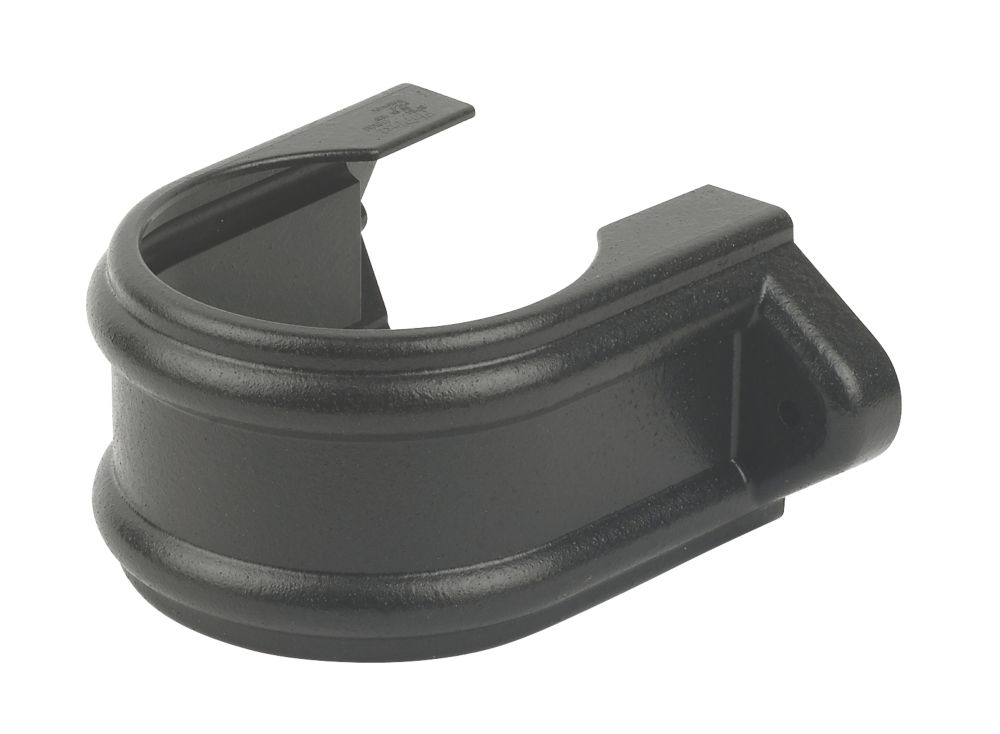 FloPlast SP84CI Cast Iron Effect Pipe Bracket 110mm Black Pack of 5