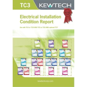 Kewtech TC3 Test Report Pads Pack of 20