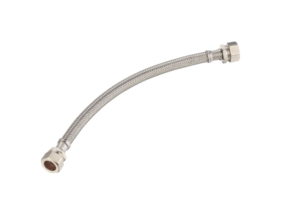 Flexible Hose 15mm x 15mm 10mm bore 900mm