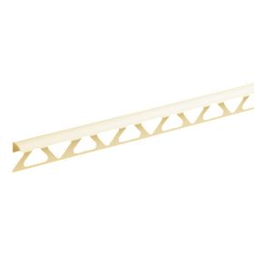 Homelux 9mm Tile Trim Cream 2440mm Length Pack of 10