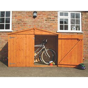 Shire Double Door Apex Solid Sheet Garden Store 1.8 x 0.9m