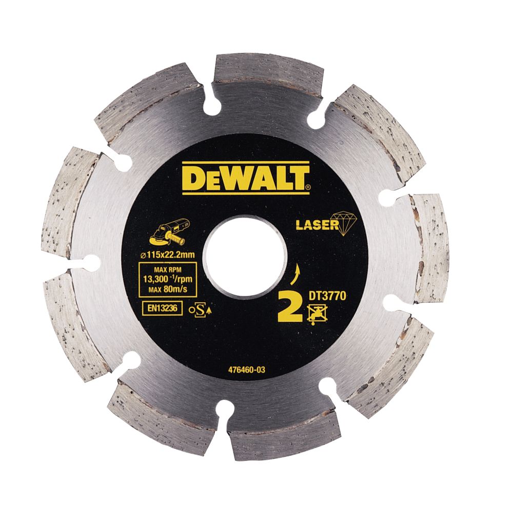 DeWalt 115 x 222 mm Diamond Blade SoftAbrasive