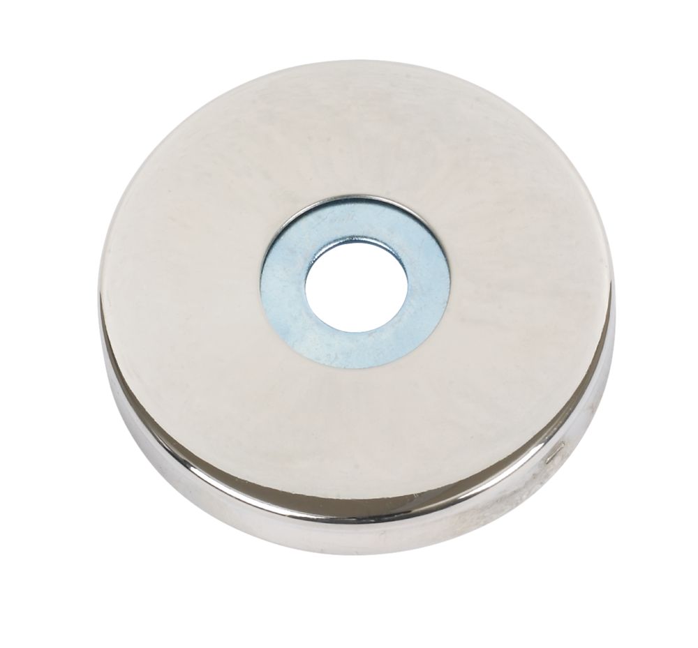 Pull Handle Rose Concealed Fix Polished Stainless Steel 50mm Pack of 2