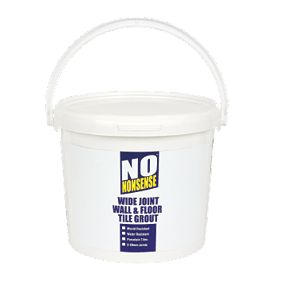 No Nonsense Wide Joint Wall&Floor Grout Mid Grey 5kg