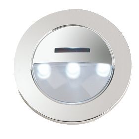 Halolite Polished Chrome Eyelid LED Cabinet Plinth Light