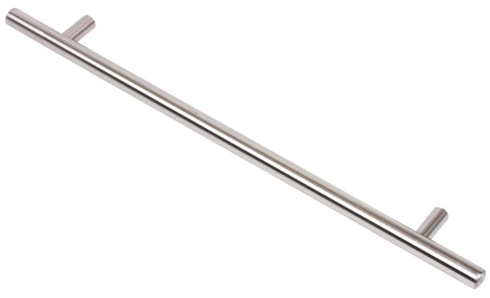 Rod Door Handle Brushed Nickel 240mm