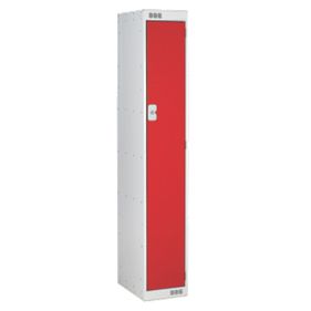 Security Locker 1 Door Red