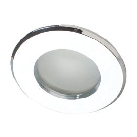 Robus Fixed Round Low Voltage Bathroom Downlight Polished Chrome 12V