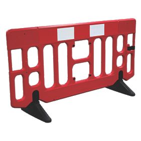 Barricader 2m Barrier Twin Pack Red