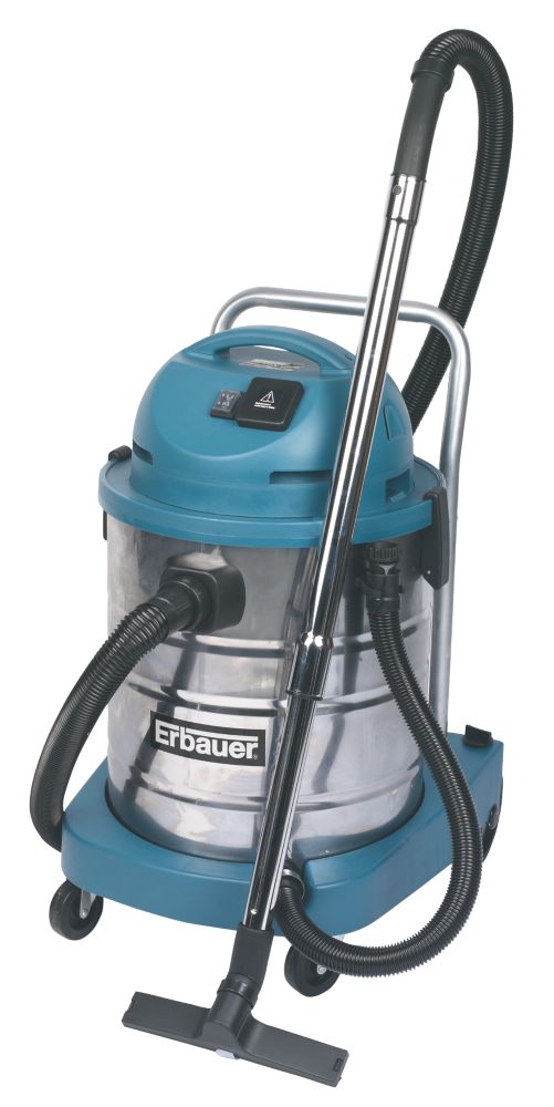 Erbauer 50Ltr Stainless Steel Wet amp Dry Vacuum