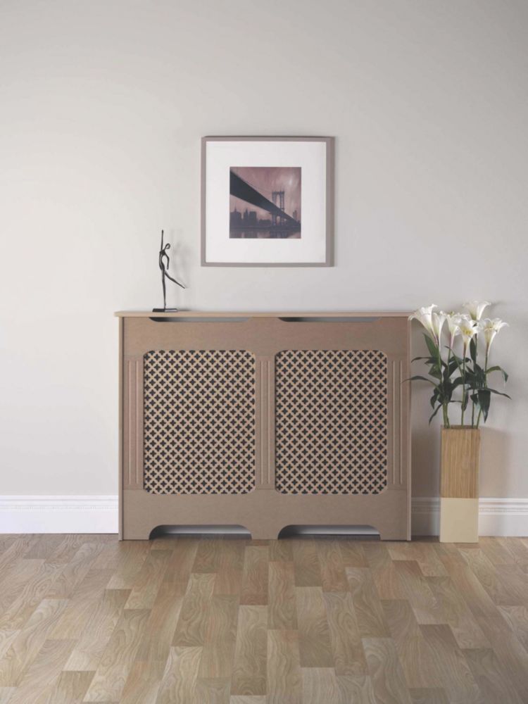 MDF Radiator Cabinet Medium W1198 x D200 x H900mm