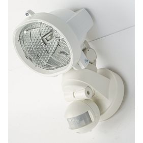 Polaris 230W White PIR Photocell Floodlight