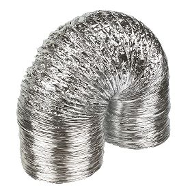 Manrose Laminated Aluminium Silver 10m x 315mm Ducting Hose