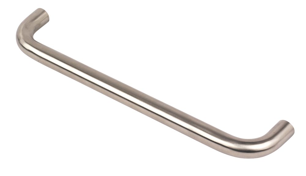 Office D Pull Handle Satin Stainless Steel 300mm Pack of 2