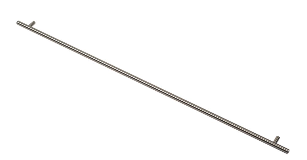 Rod Door Handle Brushed Nickel 756mm