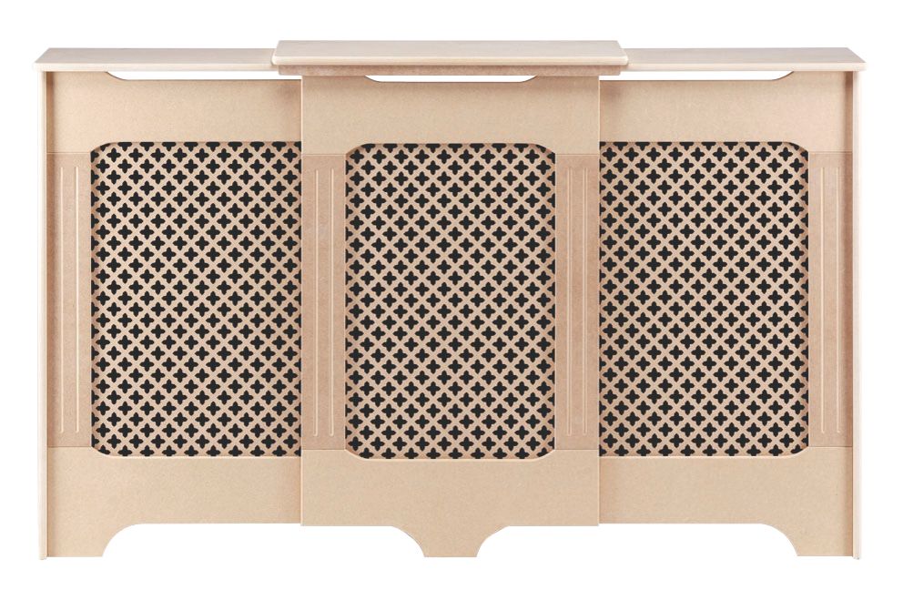 MDF Adjust Radiator Cabinet W1430 - 2000 x D918 x H220mm