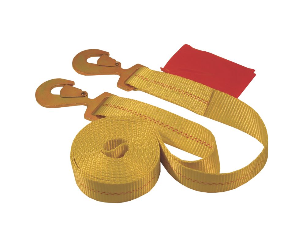 Thorsen Tow Strap with Flat End Hooks 50mm x 6.1m