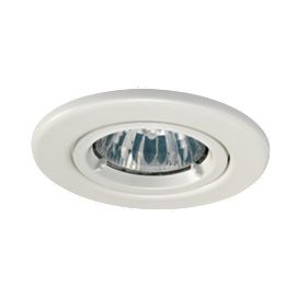 JCC Fireguard Fixed Low Voltage Fire Rated Recessed Downlight White 12V