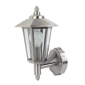 Coach 60W Stainless Steel Lantern Wall Light