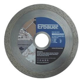 Erbauer Diamond Tile Blade 125mm