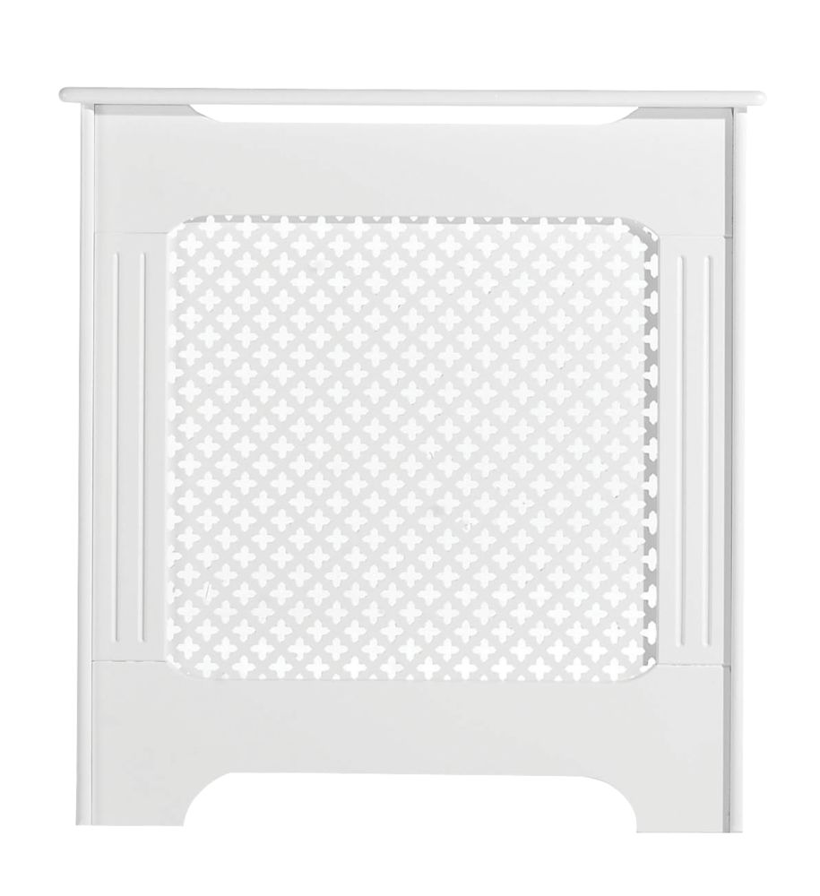 White MDF Radiator Cabinet W780 x D830 x H180mm