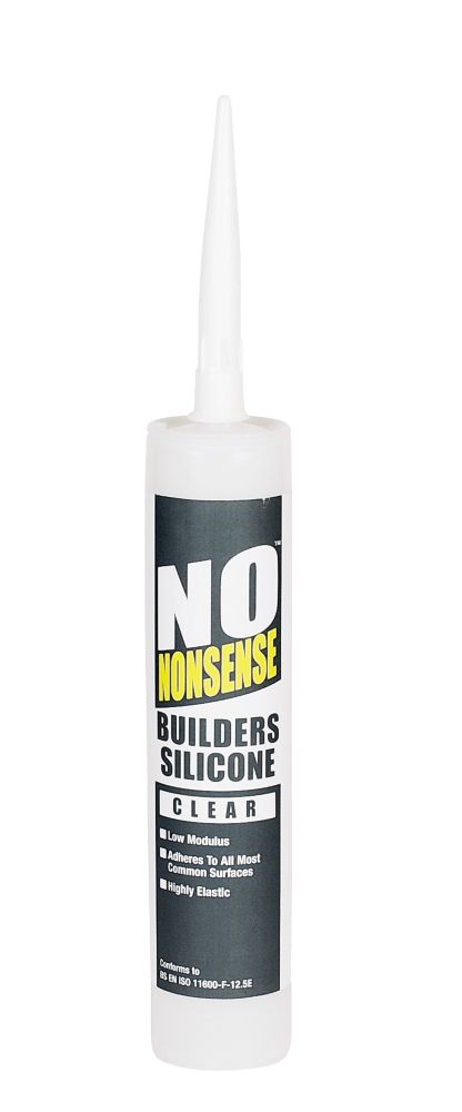 No Nonsense Builders Silicone Clear 310ml Pack of 12