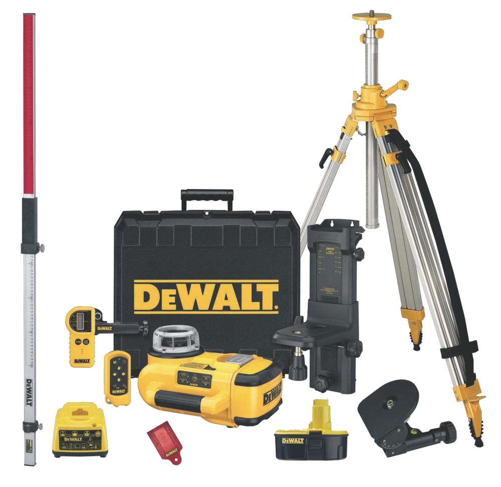 DeWalt DW079PKH GB Self Levelling InternalExternal Rotary Laser