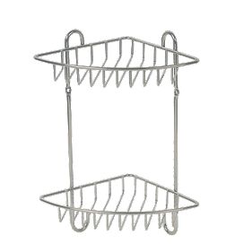 Corner Bath Shower Caddy Chrome Plated 160 x 160