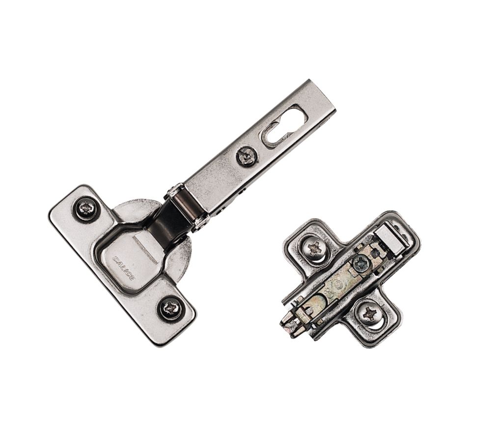 Sprung Concealed Hinge amp Clip Base 110 35mm Pack of 2