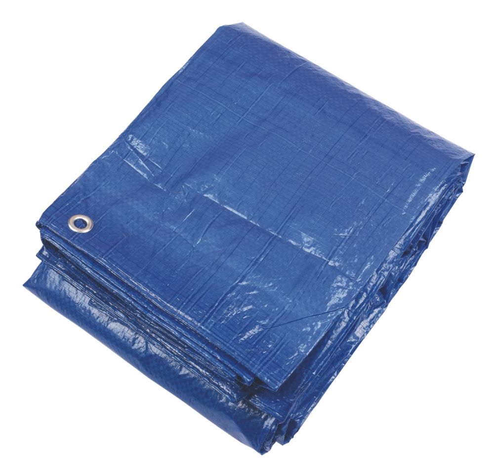 Blue Tarpaulin 3.43 x 5.15m