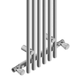 Kudox Fiametta Silver Designer Towel Radiator 1500x300mm 285W 1120Btu