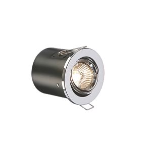 Adjustable Polished Chrome Low Voltage Fire Rated Downlight 12V