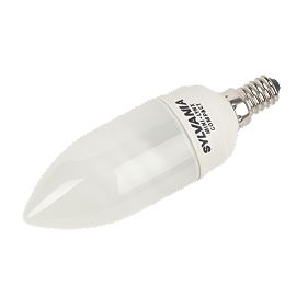 Sylvania Mini Lynx Candle Compact Fluorescent Lamp SES 405Lm 9W