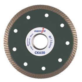 Marcrist CK650 Tile Cutting Diamond Blade 115 x 22.23mm