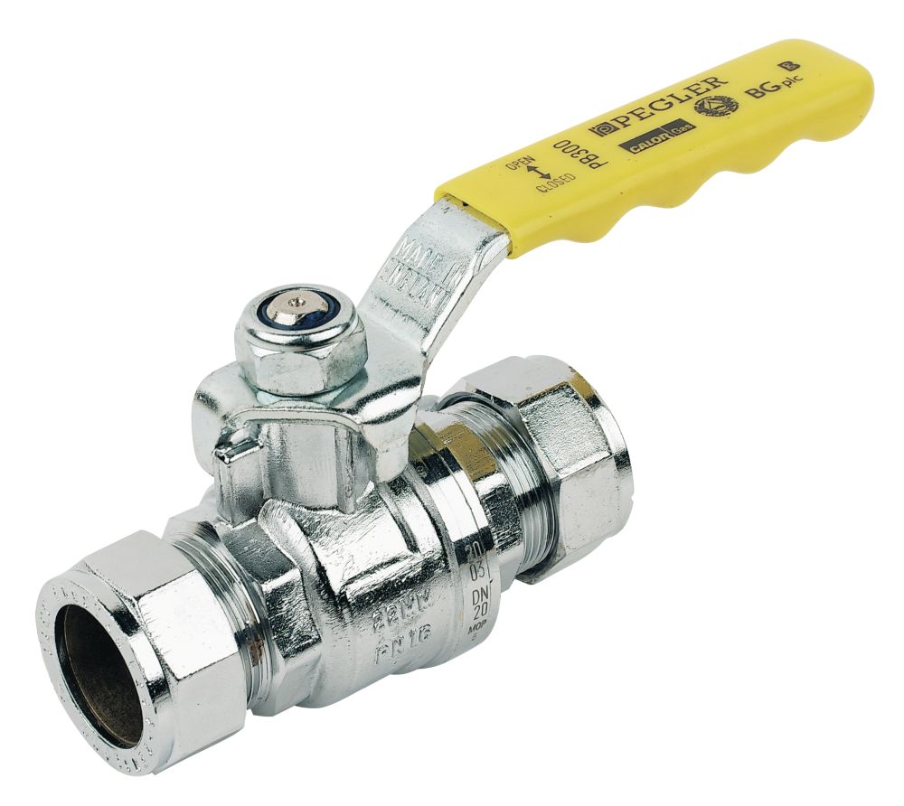 Pegler Ball Valve Yellow 22mm
