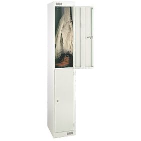 Security Locker 2 Door Grey