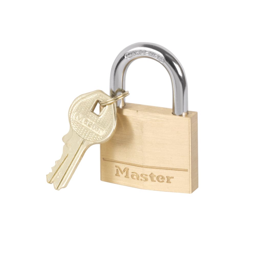 Master Keyed Brass Padlocks 40mm Pack of 20
