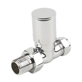 Verona In Line Radiator Valves 15mm Pair