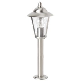 Neil Brushed Stainless Steel Post Light