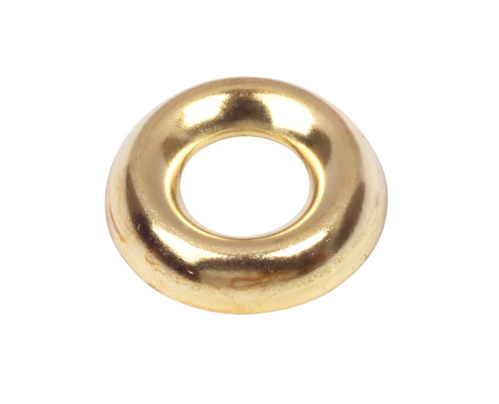 Electro Brassed Cups Carbon Steel 10ga Brass Plated Steel Pk200
