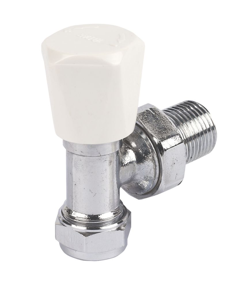 Angled Radiator Valve 15mm x