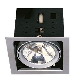 Halolite Adjustable ALU111 Pressed Steel Mains Voltage Downlight