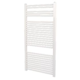 Flat White Towel Radiator 1200mm x 600mm