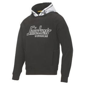 Snickers 2808 Black Hoodie Hooded Sweatshirt M