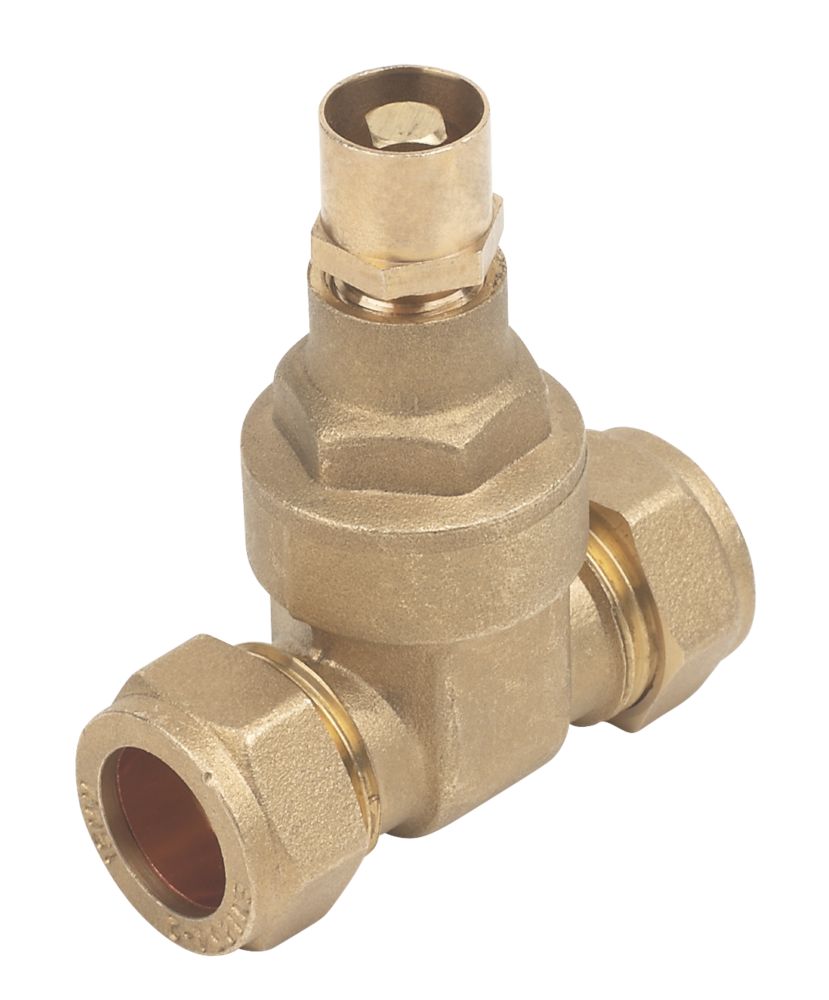 Lockshield Gatevalve 15mm
