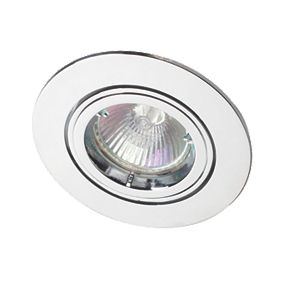 Robus Adjustable Round Low Voltage Downlight Polished Chrome 12V